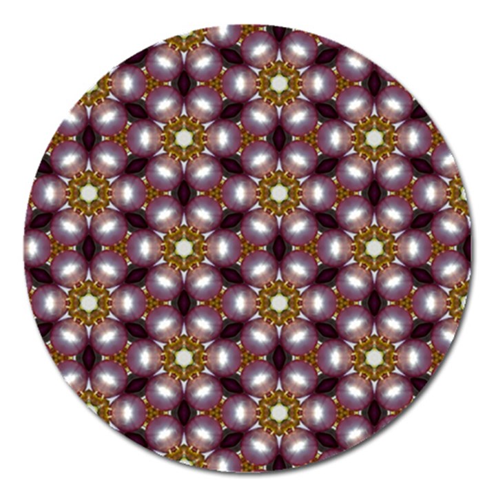 Cute Pretty Elegant Pattern Magnet 5  (Round)