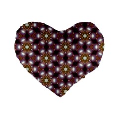 Cute Pretty Elegant Pattern 16  Premium Flano Heart Shape Cushion  by GardenOfOphir