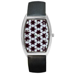 Cute Pretty Elegant Pattern Tonneau Leather Watch by GardenOfOphir