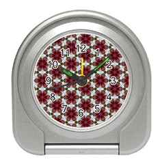 Cute Pretty Elegant Pattern Desk Alarm Clock by GardenOfOphir