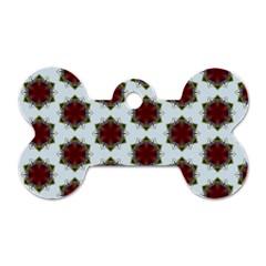 Cute Pretty Elegant Pattern Dog Tag Bone (two Sided) by GardenOfOphir