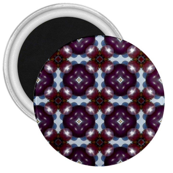 Cute Pretty Elegant Pattern 3  Button Magnet