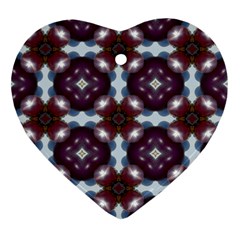 Cute Pretty Elegant Pattern Heart Ornament