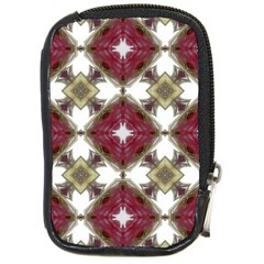 Cute Pretty Elegant Pattern Compact Camera Leather Case by GardenOfOphir