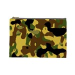 Camo Pattern  Cosmetic Bag (Large) Front