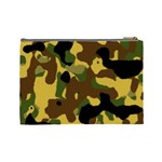 Camo Pattern  Cosmetic Bag (Large) Back