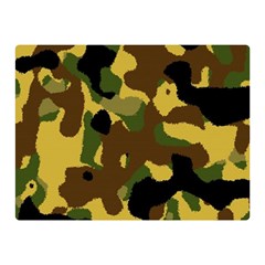 Camo Pattern  Double Sided Flano Blanket (mini) by Colorfulart23