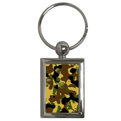 Camo Pattern  Key Chain (rectangle)