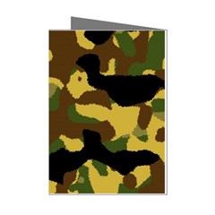 Camo Pattern  Mini Greeting Card (8 Pack)