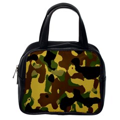 Camo Pattern  Classic Handbag (one Side)