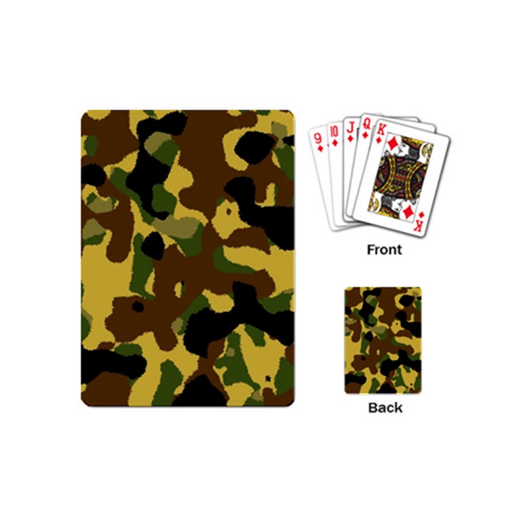 Camo Pattern  Playing Cards (Mini)