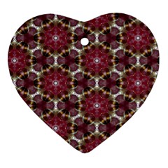 Cute Pretty Elegant Pattern Heart Ornament