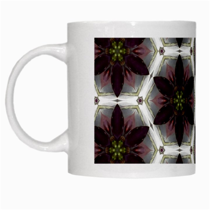 Cute Pretty Elegant Pattern White Coffee Mug