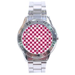 Cute Pretty Elegant Pattern Stainless Steel Watch by GardenOfOphir