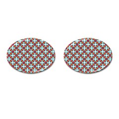 Cute Pretty Elegant Pattern Cufflinks (oval) by GardenOfOphir