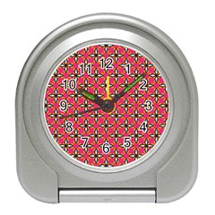 Cute Pretty Elegant Pattern Desk Alarm Clock by GardenOfOphir