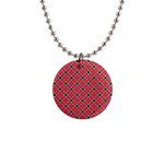 Cute Pretty Elegant Pattern Button Necklace Front