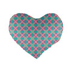 Cute Pretty Elegant Pattern 16  Premium Flano Heart Shape Cushion  by GardenOfOphir