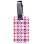 Cute Pretty Elegant Pattern Luggage Tag (Two Sides) Back