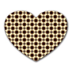 Cute Pretty Elegant Pattern Mouse Pad (heart) by GardenOfOphir