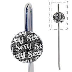 Sexy Text Typographic Pattern Bookmark by dflcprints