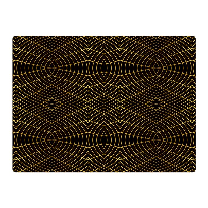 Futuristic Geometric Design Double Sided Flano Blanket (Mini)