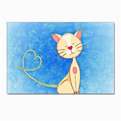 Cute Cat Postcard 4 x 6  (10 Pack) by Colorfulart23