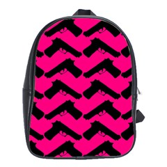 Pink Gun School Bag (Large)