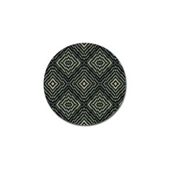 Geometric Futuristic Grunge Print Golf Ball Marker 4 Pack