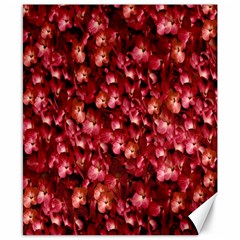 Warm Floral Collage Print Canvas 8  X 10  (unframed) by dflcprints