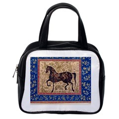 Abstract Horse  Classic Handbag (one Side) by Luxuryprints