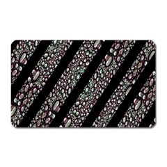 Organic Texture Stripe Pattern Magnet (rectangular) by dflcprints