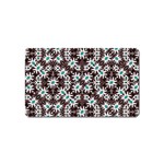 Modern Floral Geometric Pattern Magnet (Name Card) Front