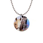 Miwok Horses Button Necklace Front