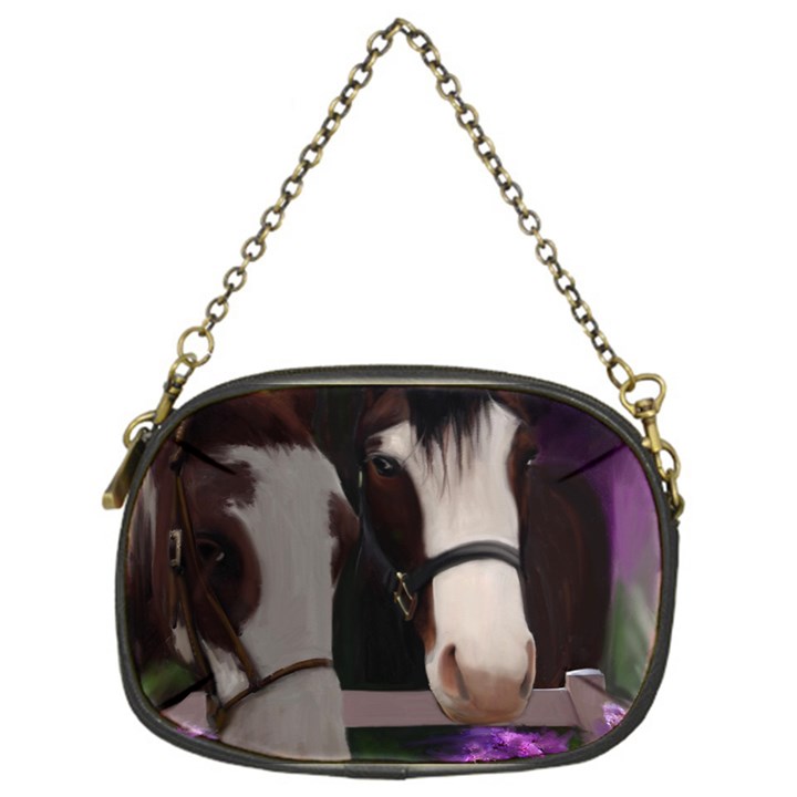 Two Horses Chain Purse (One Side)