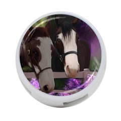 Two Horses 4-port Usb Hub (two Sides) by JulianneOsoske