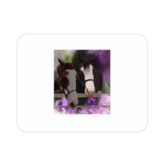 Two Horses Double Sided Flano Blanket (mini)