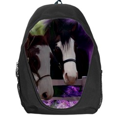 Two Horses Backpack Bag by JulianneOsoske