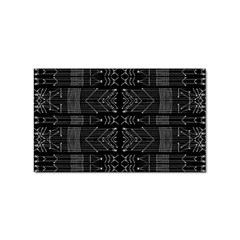 Black And White Tribal  Sticker 100 Pack (rectangle)