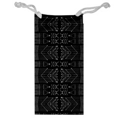 Black And White Tribal  Jewelry Bag by dflcprints