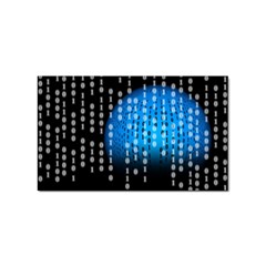 Binary Rain Sticker 100 Pack (Rectangle)