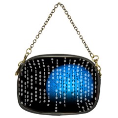 Binary Rain Chain Purse (two Sided) 