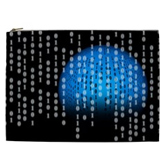 Binary Rain Cosmetic Bag (XXL)