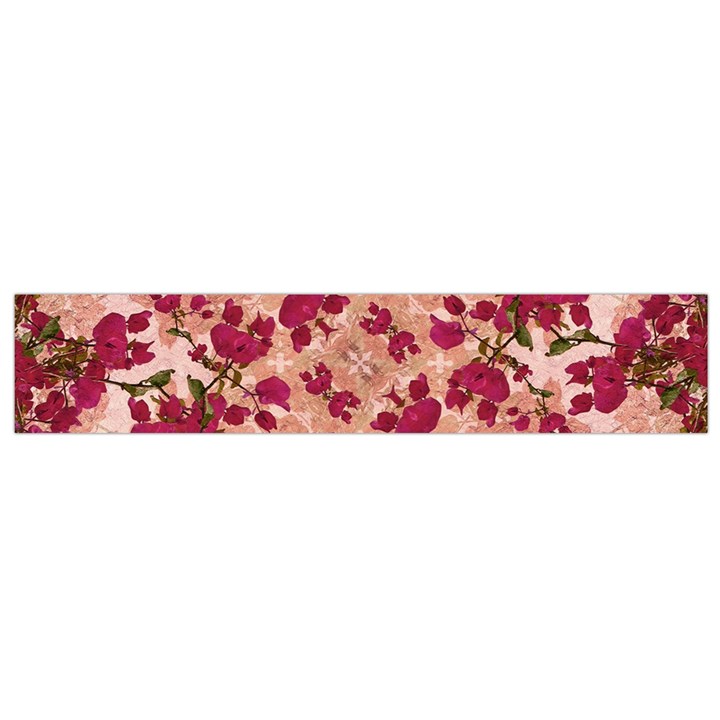 Vintage Floral Print Flano Scarf (Small)