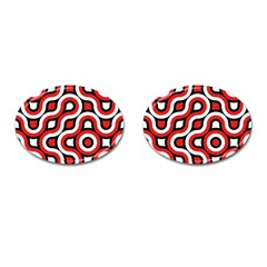 Waves And Circles Cufflinks (oval) by LalyLauraFLM