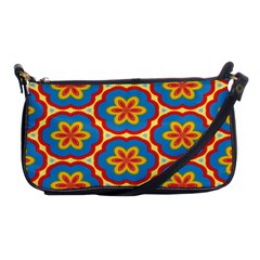 Floral Pattern Shoulder Clutch Bag by LalyLauraFLM