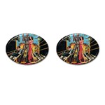 Megaforce F412359c Cufflinks (Oval) Front(Pair)