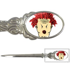 Evil Clown Hand Draw Illustration Letter Opener by dflcprints