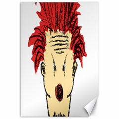 Evil Clown Hand Draw Illustration Canvas 12  X 18  (unframed) by dflcprints