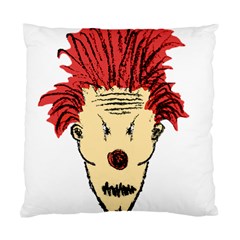 Evil Clown Hand Draw Illustration Cushion Case (single Sided)  by dflcprints